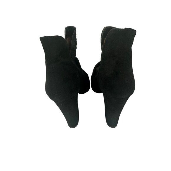 Mi.iM Black Kendell Vegan Suede V-Cut Pointed Toe Ankle Boots Booties Size 8.5 - Picture 7 of 9